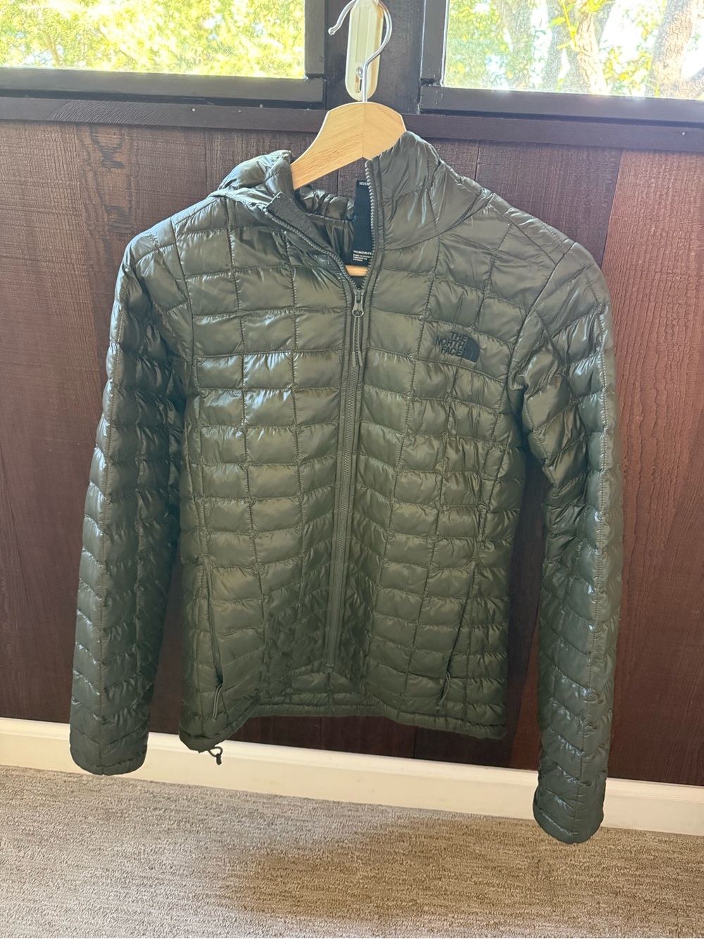 The North Face ThermoBall Eco Insulated Hoodie Women’s - Taupe Green
